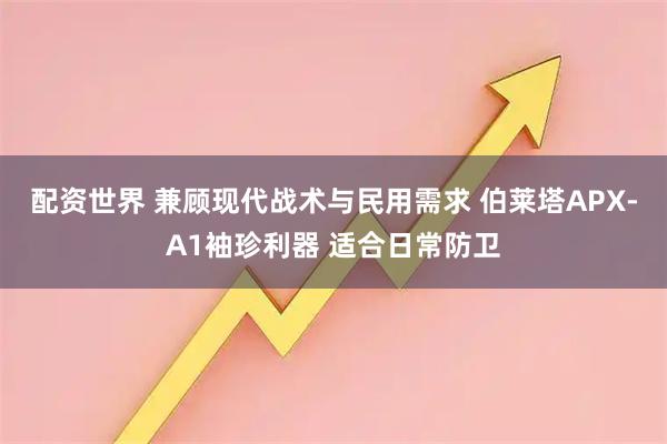 配资世界 兼顾现代战术与民用需求 伯莱塔APX-A1袖珍利器 适合日常防卫
